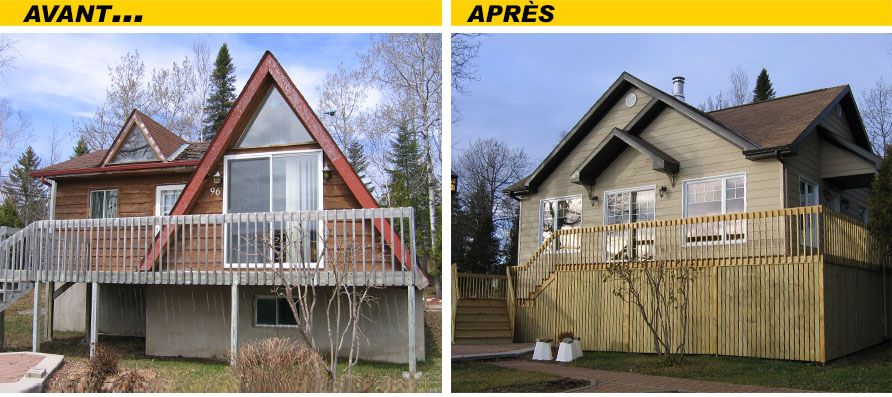 Façade et agrandissements