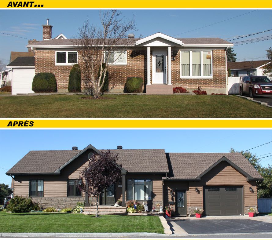 Rénovation de façade et agrandissement de garage