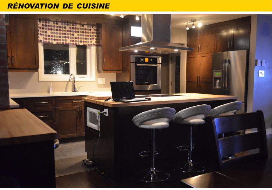 Aménagement d'une cuisine de chef